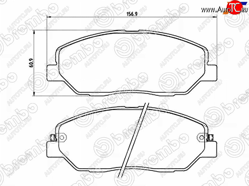 4 899 р. Колодки тормозные передние FL-FR SAT KIA Sorento BL рестайлинг (2006-2010)  с доставкой в г. Екатеринбург