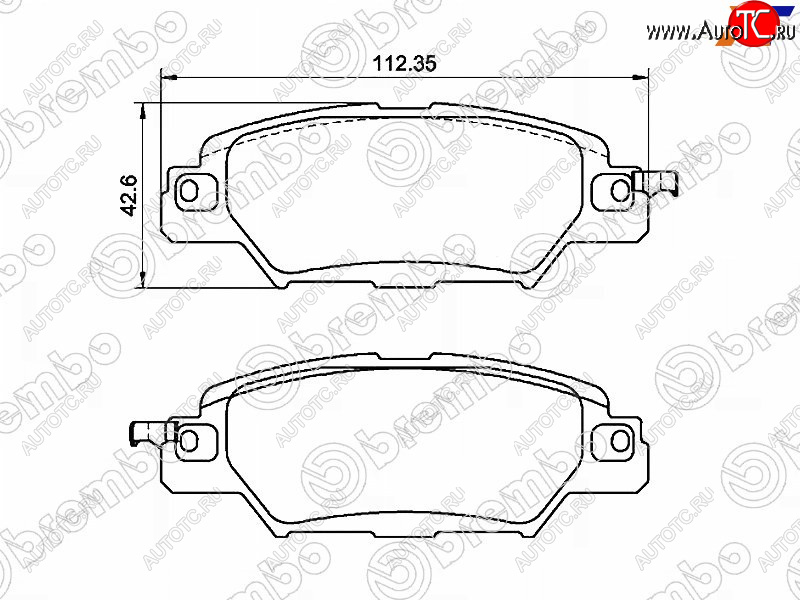 5 399 р. Колодки тормозные передние FL-FR SAT  Mazda CX-5  KF (2016-2024)  с доставкой в г. Екатеринбург