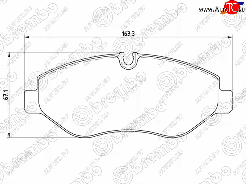 6 199 р. Колодки тормозные перед FR-FL SAT Mercedes-Benz Sprinter W906 рестайлинг (2014-2018)  с доставкой в г. Екатеринбург