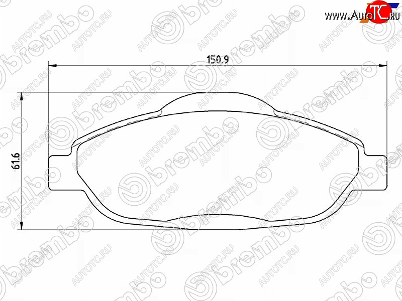 4 699 р. Колодки тормозные перед FL-FR SAT Peugeot 308 T7 универсал дорестайлинг (2007-2011)  с доставкой в г. Екатеринбург