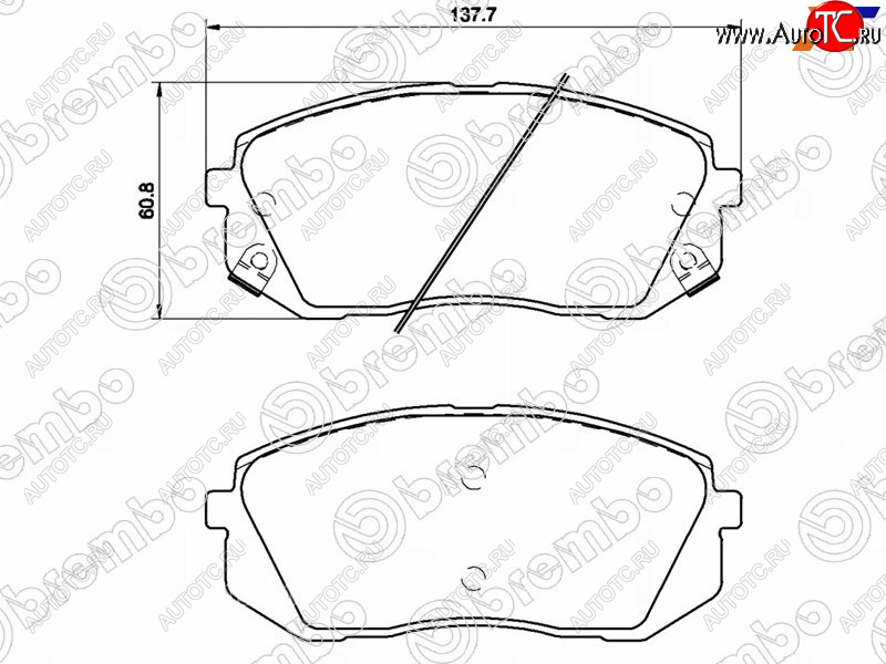 4 799 р. Колодки тормозные передние FL-FR SAT Hyundai I40 1 VF дорестайлинг седан (2011-2015)  с доставкой в г. Екатеринбург