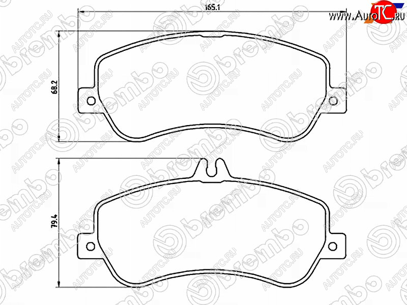 4 999 р. Колодки тормозные передние FL-FR SAT Mercedes-Benz GLK class X204 рестайлинг (2012-2015)  с доставкой в г. Екатеринбург