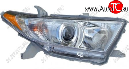 13 599 р. Правая фара (корректор) BodyParts  Toyota Highlander XU40 рестайлинг (2010-2013)  с доставкой в г. Екатеринбург