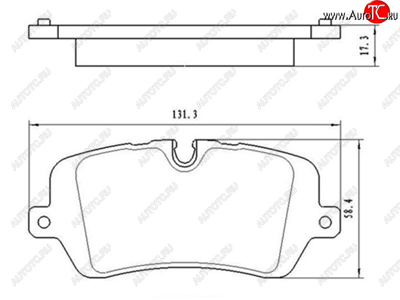 1 099 р. Копируемое: Колодки тормозные задние LH-RH SAT  Land Rover Discovery  5 L462 - Range Rover Sport  2 L494  с доставкой в г. Екатеринбург