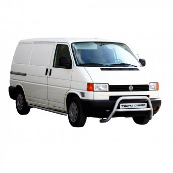 9 899 р. Передок нкрашенная d63.5, Техно Сфера  Volkswagen Transporter  T4 (1990-2003) дорестайлинг, рестайлинг (Черный глянец)  с доставкой в г. Екатеринбург. Увеличить фотографию 1