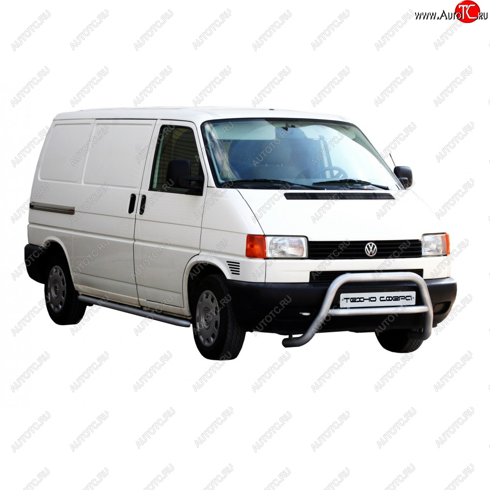 9 899 р. Передок нкрашенная d63.5, Техно Сфера  Volkswagen Transporter  T4 (1990-2003) дорестайлинг, рестайлинг (Черный глянец)  с доставкой в г. Екатеринбург