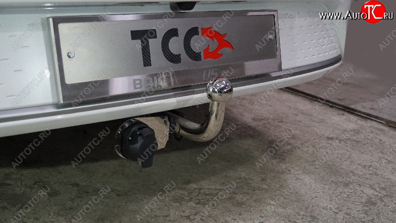 21 399 р. Фаркоп (тягово-сцепное устройство) TCC Тюнинг  BAIC U5 Plus (2021-2024) (оцинкованный, шар A нержавейка)  с доставкой в г. Екатеринбург