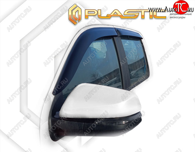 2 099 р. Ветровики дверей CA-Plastic  JAC T8 PRO (2020-2024) (Classic полупрозрачный)  с доставкой в г. Екатеринбург