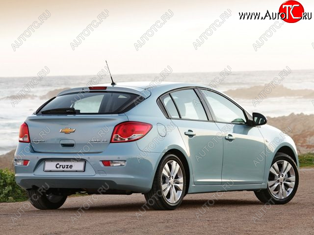 5 399 р. Задние ремонтные арки (комплект) AUTOFERRUM Chevrolet Cruze J305 хэтчбек дорестайлинг (2009-2012) (Холоднокатаная сталь 0,8 мм)  с доставкой в г. Екатеринбург