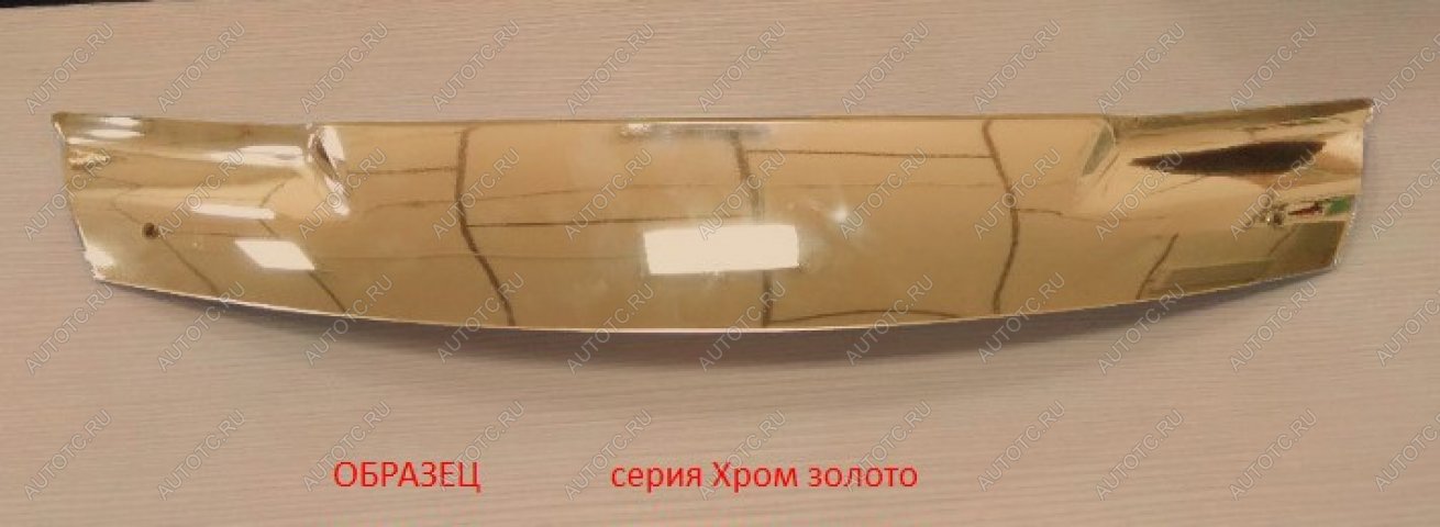 3 099 р.  Дефлектор капота CA-Plastic  Subaru Impreza  GJ (2012-2017) седан (Серия Хром золото)  с доставкой в г. Екатеринбург