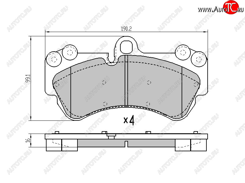 2 699 р. Колодки тормозные перед FL-FR SAT  Porsche Cayenne ( 955,  957) (2002-2010), Volkswagen Touareg ( GP,  NF,  CR) (2002-2024), Volkswagen Touran ( 1T,  2T) (2003-2024)  с доставкой в г. Екатеринбург