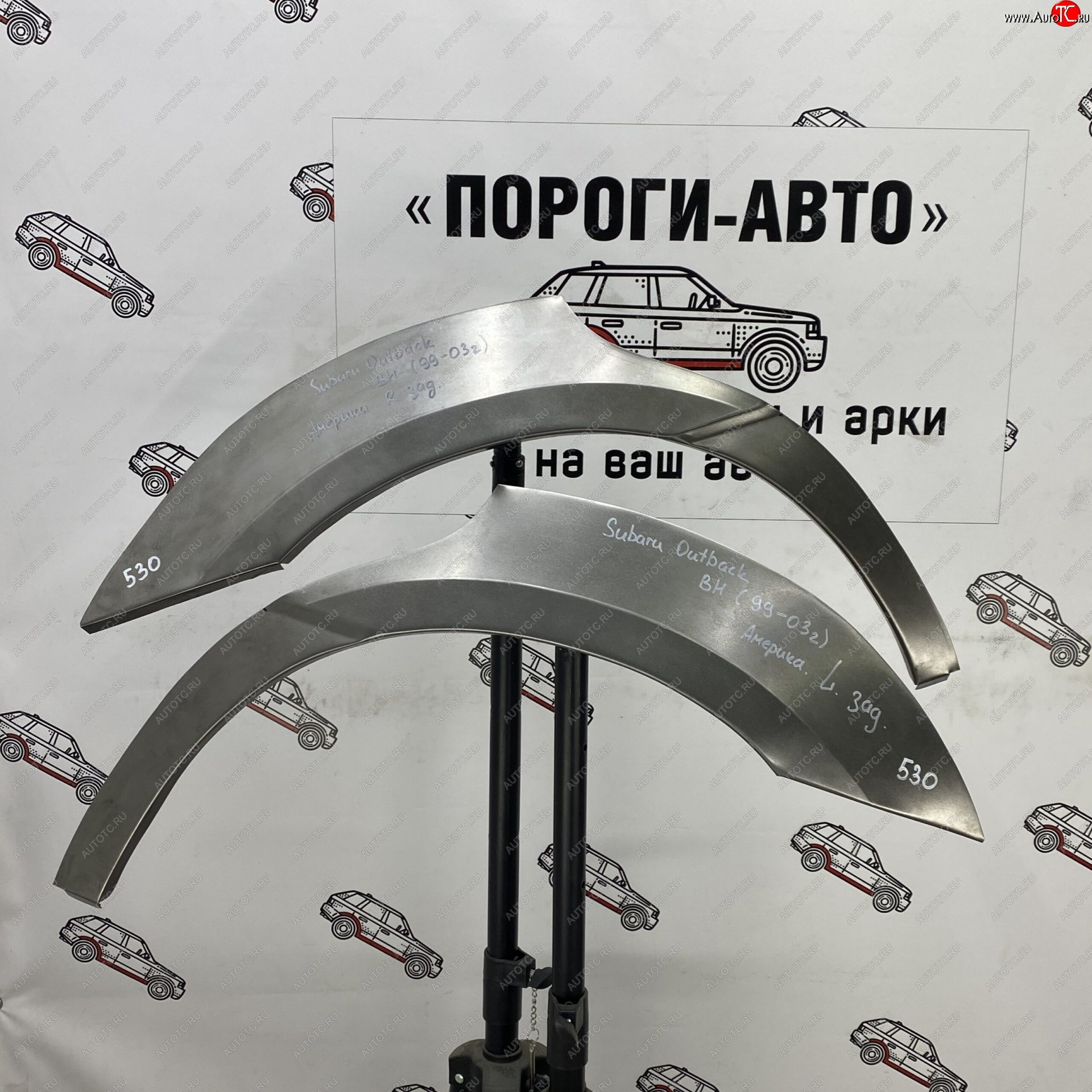 4 399 р. Ремонтные арки задних крыльев (Комплект) Пороги-Авто Subaru Outback BH/BE12 универсал (1998-2004) (холоднокатаная сталь 0,8мм)  с доставкой в г. Екатеринбург