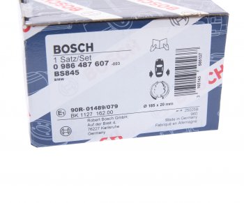 2 499 р. Колодки тормозные задние барабанные 4шт. BOSCH BMW 3 серия E46 седан дорестайлинг (1998-2001)  с доставкой в г. Екатеринбург. Увеличить фотографию 4