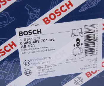 3 799 р. Колодки тормозные задние барабанные 4шт. BOSCH Fiat Ducato 250 (2006-2014)  с доставкой в г. Екатеринбург. Увеличить фотографию 4