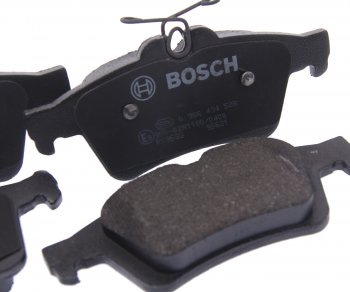 2 679 р. Колодки тормозные задние (4шт.) BOSCH Ford Focus 2  седан дорестайлинг (2004-2008)  с доставкой в г. Екатеринбург. Увеличить фотографию 2