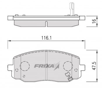 899 р. Колодки тормозные передние (4шт.) HANKOOK FRIXA  KIA Picanto ( 1 SA хэтчбэк 5 дв.,  2 TA хэтчбэк 5 дв.,  2 TA хэтчбэк 3 дв.,  3 JA хэтчбэк 5 дв.) (2003-2024) дорестайлинг, 1-ый рестайлинг, 2-ой рестайлинг, дорестайлинг, дорестайлинг, рестайлинг, рестайлинг, дорестайлинг, рестайлинг  с доставкой в г. Екатеринбург. Увеличить фотографию 1