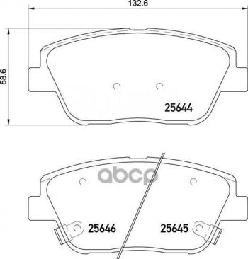 Колодки тормозные передние (4шт.) HANKOOK FRIXA KIA (КИА) Optima (Оптима) ( 3 TF,  4 JF,  JF) (2010-2020) 3 TF, 4 JF, JF дорестайлинг седан, рестайлинг седан, дорестайлинг универсал, дорестайлинг седан, седан рестайлинг