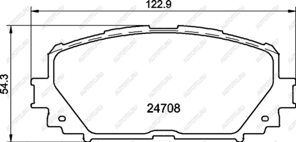 1 339 р. Колодки тормозные передние (4шт.) MINTEX  Toyota Yaris  XP90 (2005-2011) дорестайлинг, хэтчбэк 3 дв., дорестайлинг, хэтчбэк 5 дв., седан дорестайлинг, рестайлинг, хэтчбэк 3 дв., рестайлинг, хэтчбэк 5 дв., седан рестайлинг  с доставкой в г. Екатеринбург