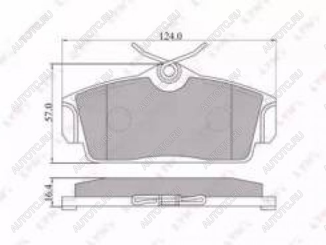 1 539 р. Колодки тормозные передние с АБС (4шт.) MANDO  Nissan Almera  N16 - Primera ( 2 хэтчбэк,  2 седан,  2 универсал)  с доставкой в г. Екатеринбург