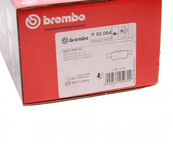 6 299 р. Колодки тормозные задние (4шт.) BREMBO  Mercedes-Benz GL class  X164 - R-Class  W251/V251  с доставкой в г. Екатеринбург. Увеличить фотографию 4