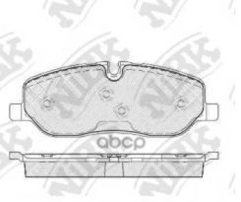 4 999 р. Колодки тормозные передние (4шт.) NIBK  Land Rover Discovery ( 3 L319,  4 L319,  5 L462) - Range Rover  3 L322  с доставкой в г. Екатеринбург. Увеличить фотографию 1