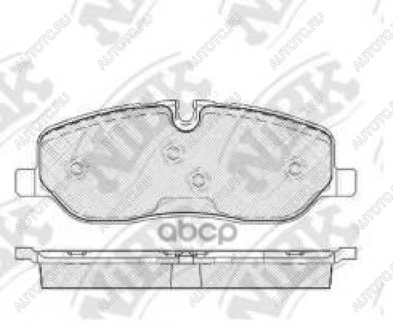 4 999 р. Колодки тормозные передние (4шт.) NIBK  Land Rover Discovery ( 3 L319,  4 L319,  5 L462) - Range Rover  3 L322  с доставкой в г. Екатеринбург