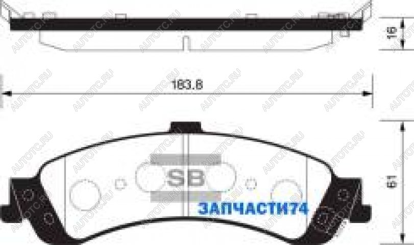 1 549 р. Колодки тормозные задние барабанные (4шт.) SANGSIN  Chevrolet Tahoe  GMT T1XX (2019-2022)    с доставкой в г. Екатеринбург