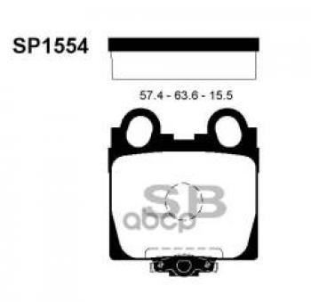 Колодки тормозные задние (4шт.) SANGSIN  GS300  S160, IS200  XE10 седан