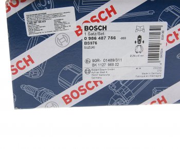 3 199 р. Колодки тормозные задние (4шт.) BOSCH  Suzuki Grand Vitara ( JT 5 дверей,  JT 3 двери,  JT) (2005-2016) дорестайлинг, дорестайлинг, 1-ый рестайлинг, 1-ый рестайлинг, 2-ой рестайлинг, 3 двери 2-ой рестайлинг  с доставкой в г. Екатеринбург. Увеличить фотографию 4