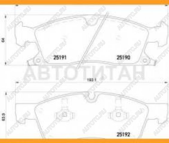 6 899 р. Колодки тормозные передние (4шт.) BREMBO Jeep Grand Cherokee WK2 дорестайлинг (2010-2013)  с доставкой в г. Екатеринбург