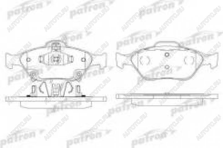 1 479 р. Колодки тормозные передние (4шт.) PATRON  Toyota Yaris  XP90 (2006-2011) седан дорестайлинг, рестайлинг, хэтчбэк 3 дв., рестайлинг, хэтчбэк 5 дв., седан рестайлинг  с доставкой в г. Екатеринбург