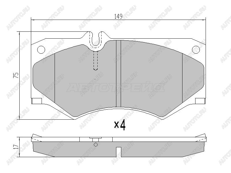 3 899 р. Колодки тормозные перед BREMBO  Mercedes-Benz G class ( W460,  W463) (1979-2002) 3 дв, 5 дв, 5 дв. дорестайлинг, 5 дв. 1-ый рестайлинг, 5 дв. 2-ой рестайлинг  с доставкой в г. Екатеринбург