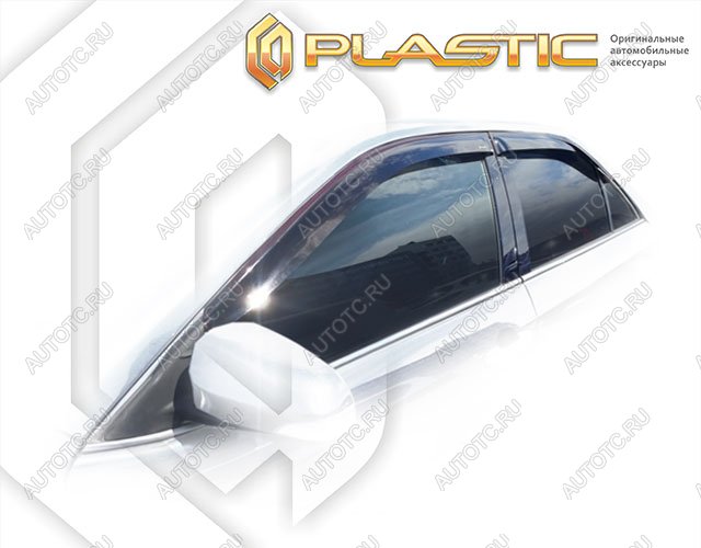 2 079 р.  Дефлектора окон CA-Plastic  Toyota Camry  XV55 (2014-2017) 1-ый рестайлинг (серия Classic черный)  с доставкой в г. Екатеринбург