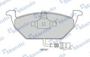 2 299 р. Колодки тормозные передние (4шт.) MANDO  Audi A3 (8L1 хэтчбэк 3 дв.,  8LA хэтчбэк 5 дв.,  8P1 хэтчбэк 3 дв.,  8PA хэтчбэк 5 дв.,  8VS седан,  8VA хэтчбэк 5 дв.,  8V1,  8Y хэтчбэк 5 дв.,  8Y седан), Skoda Octavia (A5,  A7,  A8), Volkswagen Golf (2,  3,  4,  5,  6,  7,  8), Jetta (А2,  A3,  A4,  A5,  A6,  A7)  с доставкой в г. Екатеринбург. Увеличить фотографию 1