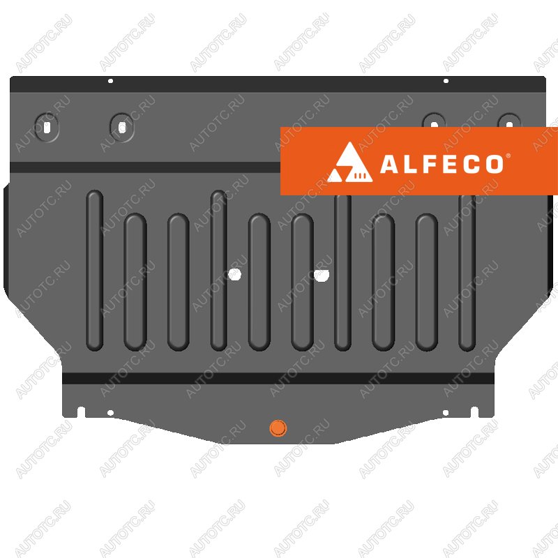 11 599 р. Защита картера и КПП (V-all) ALFECO Changan CS55 дорестайлинг (2017-2018) (алюминий)  с доставкой в г. Екатеринбург