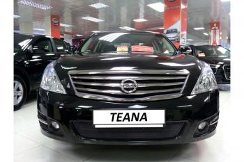 Защита радиатора Стрелка11 Стандарт Nissan (Нисан) Teana (Тиана)  2 J32 (2008-2014) 2 J32 дорестайлинг, рестайлинг