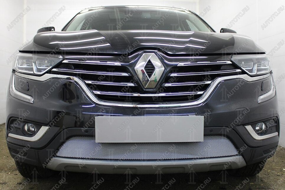 3 399 р. Защита радиатора Стрелка11 Стандарт  Renault Koleos  2 (2016-2024) (хром)  с доставкой в г. Екатеринбург