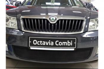 Защита радиатора Стрелка11 Стандарт Skoda (Шкода) Octavia (Октавия)  A5 (2008-2013) A5 лифтбэк рестайлинг, рестайлинг универсал