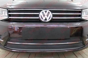 Защита радиатора (низ 2 части) Стрелка11 Стандарт Volkswagen Caddy 2K рестайлинг (2015-2020)