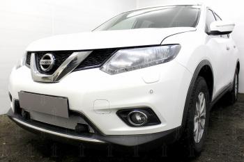 Защита радиатора (с парктроником) Стрелка11 PREMIUM Nissan (Нисан) X-trail (Х-трейл)  3 T32 (2013-2018) 3 T32 дорестайлинг