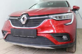 7 299 р.  Защита радиатора (верх, 2 части) Стрелка11 PREMIUM  Renault Arkana (2019-2024) (черная)  с доставкой в г. Екатеринбург. Увеличить фотографию 3