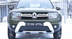 1 279 р. Зимняя заглушка решетки переднего бампера РА Renault Duster HS рестайлинг (2015-2021)  с доставкой в г. Екатеринбург. Увеличить фотографию 2