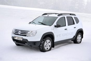 4 949 р. Пластиковые пороги Petroil Tuning ❞Чистые штаны❝ Renault Duster HS рестайлинг (2015-2021) (Тисненый пластик)  с доставкой в г. Екатеринбург. Увеличить фотографию 3