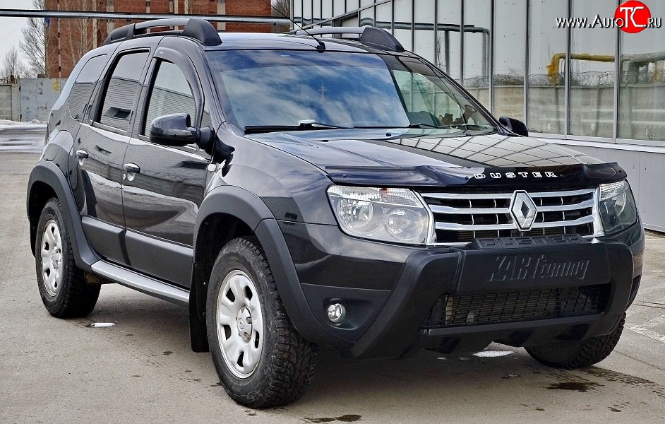 9 049 р. Накладки на арки крыльев Kart RS Renault Duster HS дорестайлинг (2010-2015) (Неокрашенные)  с доставкой в г. Екатеринбург