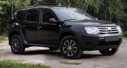 8 599 р. Накладки арок RA (комплект) Renault Duster HS дорестайлинг (2010-2015) (Поверхность шагрень)  с доставкой в г. Екатеринбург. Увеличить фотографию 2