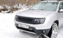 4 599 р. Решётка радиатора DM-Style  Renault Duster  HS (2010-2015) дорестайлинг (Без сетки, Неокрашенная глянец (под окраску))  с доставкой в г. Екатеринбург. Увеличить фотографию 2