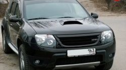 4 399 р. Решётка радиатора Next №2 Renault Duster HS рестайлинг (2015-2021) (Неокрашенная)  с доставкой в г. Екатеринбург. Увеличить фотографию 2