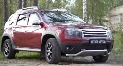 2 179 р. Защитная сетка решетки переднего бампера (c дхо и обвесом) РА  Renault Duster  HS (2010-2015) дорестайлинг  с доставкой в г. Екатеринбург. Увеличить фотографию 3