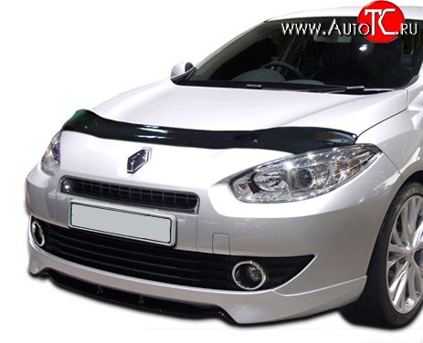 2 799 р. Дефлектор капота NovLine Renault Fluence дорестайлинг (2010-2012)  с доставкой в г. Екатеринбург