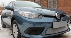 1 539 р. Сетка на бампер Russtal (хром) Renault Fluence дорестайлинг (2010-2012)  с доставкой в г. Екатеринбург. Увеличить фотографию 3